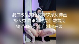 混血极品美腿花臂纹身女神直播大秀 高跟黑丝女仆戴着狗铃铛蹲在地上自慰出白浆