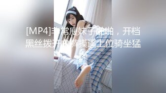 [MP4]非常廋妹子啪啪，开档黑丝拨开内裤摸逼上位骑坐猛操