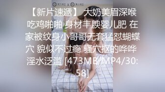 【新片速遞】 大奶美眉深喉吃鸡啪啪 身材丰腴婴儿肥 在家被纹身小哥哥无套猛怼蝴蝶穴 貌似不过瘾 骚穴抠的哗哗 淫水泛滥 [473MB/MP4/30:58]