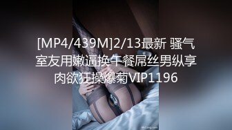 [MP4/439M]2/13最新 骚气室友用嫩逼换午餐屌丝男纵享肉欲狂操爆菊VIP1196