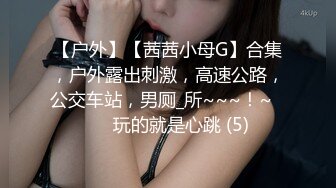 【户外】【茜茜小母G】合集，户外露出刺激，高速公路，公交车站，男厕_所~~~！~✨✨✨玩的就是心跳 (5)