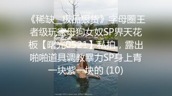 《稀缺__极品狠货》字母圈王者级玩家母狗女奴SP界天花板【曙光0521】私拍，露出啪啪道具调教暴力SP身上青一块紫一块的 (10)