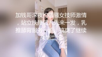 加钱哥深夜约极骚女技师激情，站立扶腰后入先来一发，乳推舔背服务一流，搞爽了继续来第二炮