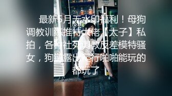 ❤️最新5月无水印福利！母狗调教训练推特大佬【太子】私拍，各种社死调教反差模特骚女，狗链露出爬行啪啪能玩的都玩了