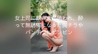 女上司に飲み会に誘われ、酔って無防備になった胸チラやパンチラにビンビン