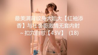 最美满背纹身大姐大【红袖添香】与社会哥激情无套内射 ～扣穴自慰【43V】  (18)