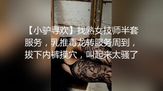 【小驴寻欢】找熟女技师半套服务，乳推毒龙转服务周到，拔下内裤摸穴，叫起来太骚了