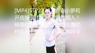 [MP4]STP27282 青春小萝莉开房操逼！太紧了慢慢插入！骑乘位进出抽插，床边扶着栏杆后入，爽的妹子嗯嗯呻吟 VIP0600