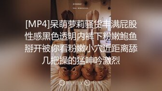 [MP4]呆萌萝莉骚货丰满屁股性感黑色透明内裤下粉嫩鲍鱼掰开被你看粉嫩小穴近距离舔几把操的猛呻吟激烈