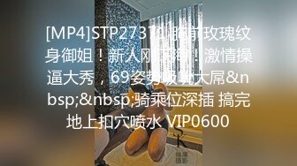 [MP4]STP27371 胸前玫瑰纹身御姐！新人刚下海！激情操逼大秀，69姿势吸吮大屌&nbsp;&nbsp;骑乘位深插 搞完地上扣穴喷水 VIP0600