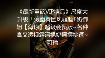 《最新重磅VIP精品》尺度大升级！假面舞团风骚脸F奶御姐【海琼】超级会员版~各种高叉透视露逼裸奶摇摆挑逗~可撸