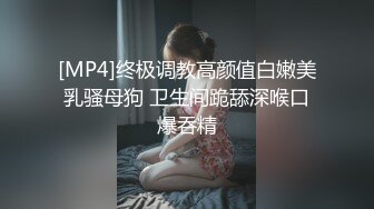 [MP4]终极调教高颜值白嫩美乳骚母狗 卫生间跪舔深喉口爆吞精