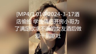 [MP4/1.01G]2024-3-17酒店偷拍 学生情侣开房小哥为了满足欲求不满的女友酒后做爱干到呕吐